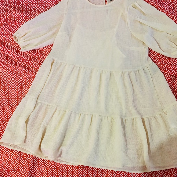 Perfect summer white dress size S 💖 - Picture 2 of 5